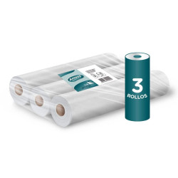 Aluspaber AMOOS Professional massazilauale 2-kihiline 125 lk, 3 rulli