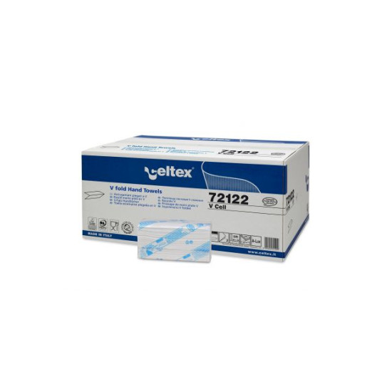 Бумажные полотенца Celtex 27122 V 2слойные 20пачек