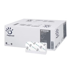 ***Papīra salvetes Papernet 416608, V-veida 1slānis, 250lpp/iep, 1gab, pelēkas