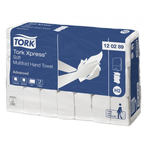 Бумажные полотенца TORK-H2 MINI/H2 Advanced Soft 21рул