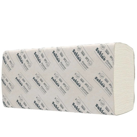 Papīra salvetes Satino Prestige 276620 Z-veida, 8cm, 150 loksnes, 2 slāņi, 1 gab.