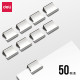 Скобы DELI SILVER 50шт блистер