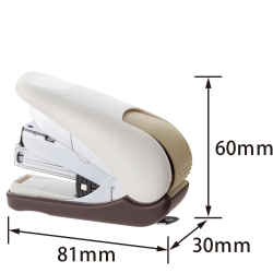 Skavotājs PLUS ST-010VH FLAT CLINCH, 20 lapām, balts