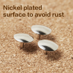 Кнопки-гвоздики iSelect EZ055, Silvery, Ржавчиностойкие