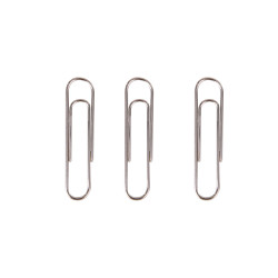 Скрепки DELI "#4", Silver, Прочные
