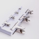 Зажим DELI "9523", Silver, Надежный Захват