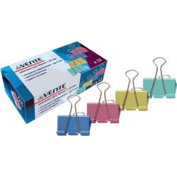 Скрепки deVENTE Pastel 19мм 12шт