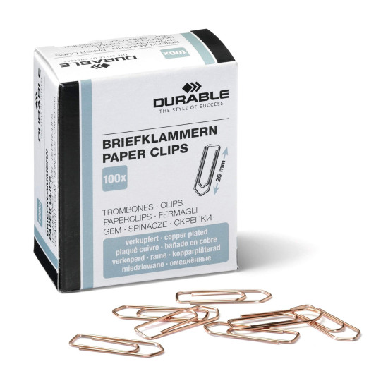 Metāla saspraudes DURABLE 26mm (100) vara