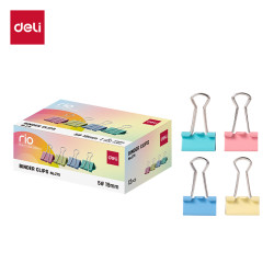 Биндер-клипы DELI RIO EZ75, Colorful Indexing, Assorted.