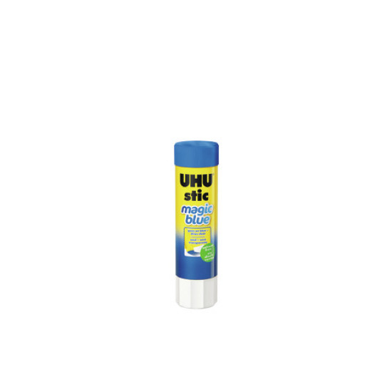 Клеевой карандаш UHU Stic Magic Blue 82г без растворителей