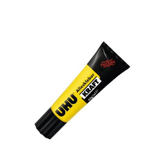 Клей UHU Kraft FlexTube Прозрачный Суперпрочный