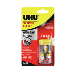 Суперклей UHU Minis Ультрабыстрый Сверхпрочный