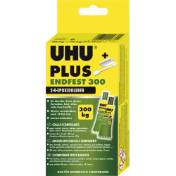 Клей эпоксидный UHU Plus Endfest 300 двухкомпонентный высокопрочный