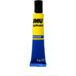 Клей UHU Allplast 6г прозрачный универсальный
