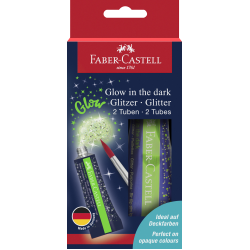 Гель-блеск Faber-Castell светящийся в темноте 12 мл 2 шт