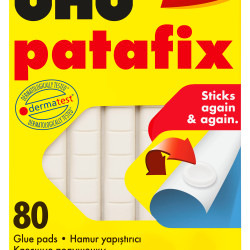 КлейкиеПодушечки UHU patafix Белые Многоразовые 80шт