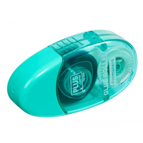 Līmes rolleris PLUS TG-1512, 6mmx12m, zaļš