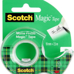 Лента 3M Scotch Magic 810 с диспенсером 19ммx75м