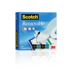 Līmlente 3M Scotch Magic Removable, 19mmx33m, matēta