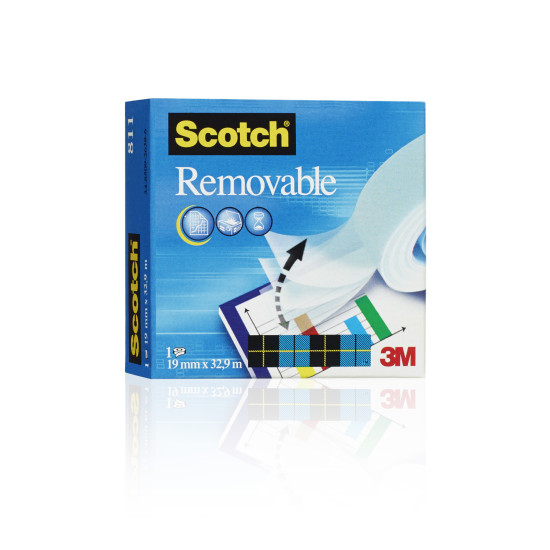 Līmlente 3M Scotch Magic Removable, 19mmx33m, matēta