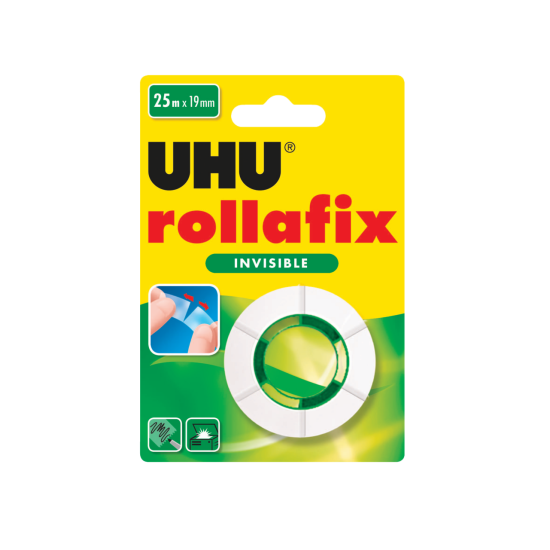 Клейкая лента UHU rollafix Сменный рулон Прозрачная
