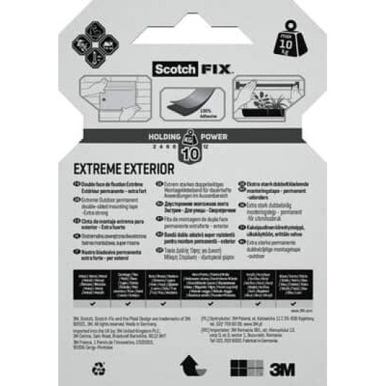 Клейкаялента 3М Scotch Fix Extreme 10кг