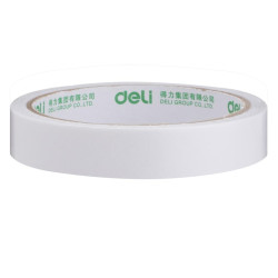 Двусторонняя лента Deli 30406 белая 18ммx9м