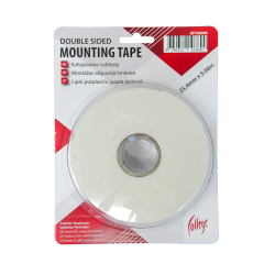 Montāžas abpusēja līmlente College 25.4mmx5.08m, balta
