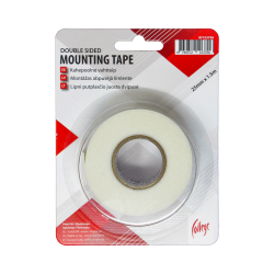 Montāžas abpusēja līmlente College 25mmx1.5m, balta