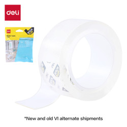 Abpusēja līmlente Deli A503 24mmx1m, caurspīdīga