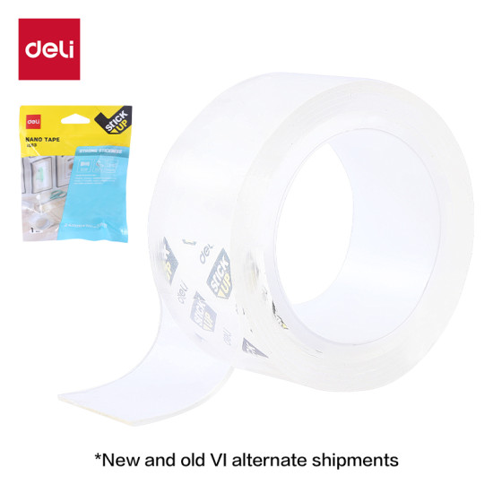 Abpusēja līmlente Deli A503 24mmx1m, caurspīdīga