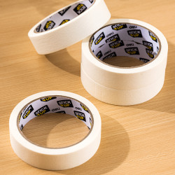 Малярная лента DELI WHITE 50ммx50y 145μm 4 рулона