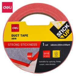 Ленточный скотч DELI RED 48мм 20м 230мкм 1 рулон
