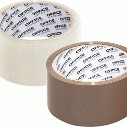 ***Iepakošanas līmlente Office Products, 48mm x 50m, caurspīdīga