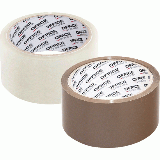 ***Iepakošanas līmlente Office Products, 48mm x 50m, caurspīdīga