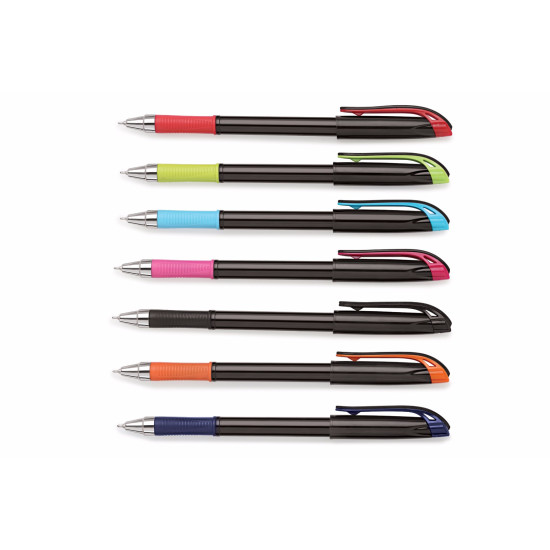 Ручка шариковая Cello Maxriter XS toonitud korpus, assortii, sinine