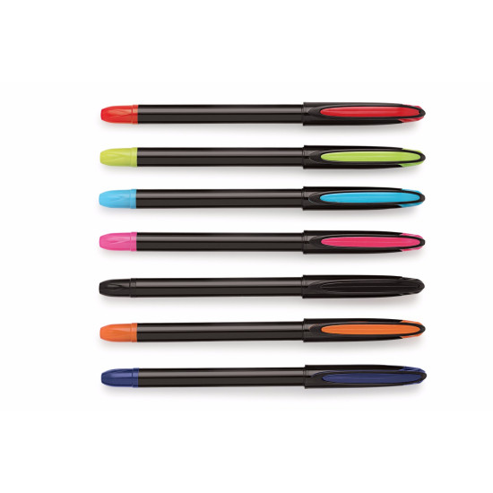 Ручка шариковая Cello Maxriter XS toonitud korpus, assortii, sinine