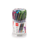 Ручка шариковая Cello Maxriter XS toonitud korpus, assortii, sinine