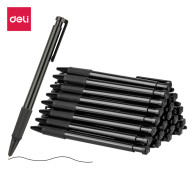 Шариковая ручка DELI "6546S", Black, Плавное письмо