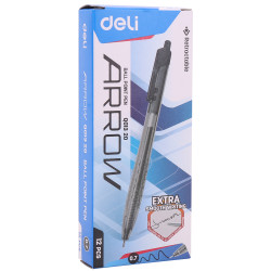 Ручка Deli Arrow Mini 07мм черный цвет