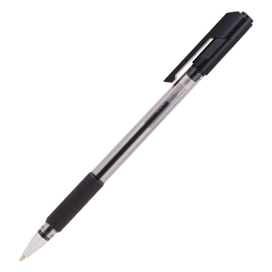 Ручка Deli Arrow SoftGrip 07мм Черная