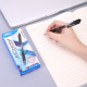 Ручка Deli Arrow SoftGrip 07мм черная