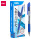 Ручка Deli Arrow SoftGrip 07мм синяя