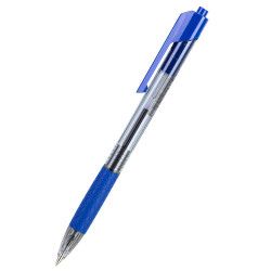 Ручка Deli Arrow SoftGrip 07мм синяя