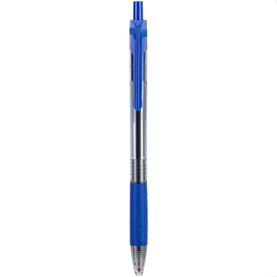 Ручка Deli Arrow SoftGrip 07мм синяя