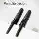 Шариковая ручка DELI BLACK Игольчатый наконечник 1.0мм Черные чернила