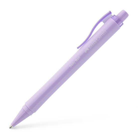 Lodīšu pildspalva Faber-Castell Daily Ball XB, gaiši violeta