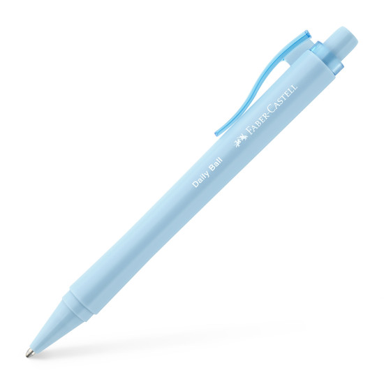 Lodīšu pildspalva Faber-Castell Daily Ball XB, gaiši zila