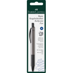 Шариковая ручка Faber-Castell Basic синяя 0.7 мм блистер