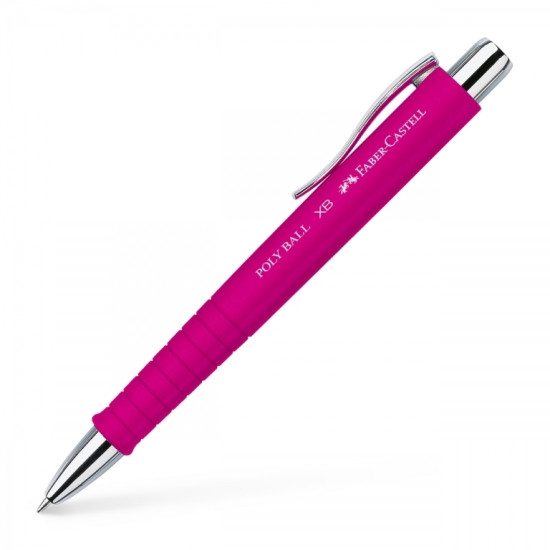 Шариковая ручка Faber-Castell PolyBall XB 0.6 мм Розовая